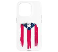 Carcasa para iPhone 15 Pro Puerto Rico National Flag Island San Juan Boricua