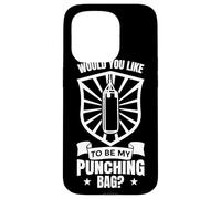 Carcasa para iPhone 15 Pro ¿Quieres ser mi Saco de Boxeo?