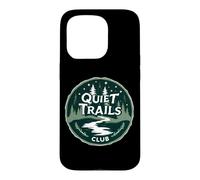 Carcasa para iPhone 15 Pro Quiet Trails Club Senderismo Lento Naturaleza Calma