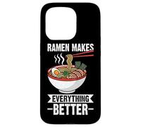 Carcasa para iPhone 15 Pro Ramen Hace Que Todo Sea Mejor Ramen Bowl Foodie japonés