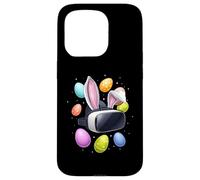 Carcasa para iPhone 15 Pro Realidad Virtual VR Jugador Videojuego Huevos Orejas De Conejito Lindo