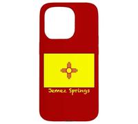 Carcasa para iPhone 15 Pro Recuerdo de la Bandera de Nuevo México de Jemez Springs