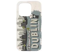 Carcasa para iPhone 15 Pro Recuerdo Vintage I'D Rather Be In Dublin Irlanda