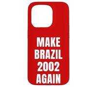 Carcasa para iPhone 15 Pro Red Make Brazil 2002 Again Lula President