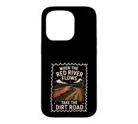 Carcasa para iPhone 15 Pro Red River Flows Take The Dirt Road Humor Adulto