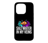 Carcasa para iPhone 15 Pro Reef Tank Aquarist Saltwater In My Veins