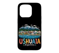 Carcasa para iPhone 15 Pro Regalo de Recuerdo de Viaje Dibujado a Mano de Ushuaia Argentina