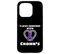 Carcasa para iPhone 15 Pro Regalo I Love Someone with Crohns and Colitis