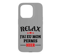Carcasa para iPhone 15 Pro Regalo Licencia de Conducir Código de Carretera Humor