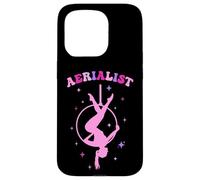 Carcasa para iPhone 15 Pro Regalos de Yoga Aerialist Hoop Fly Between The Stars Aerial Lyra