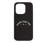 Carcasa para iPhone 15 Pro Reloj Que Té Meme Adolescente Mentiras Tween Chismes Gen Z Argot Verdad