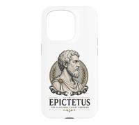 Carcasa para iPhone 15 Pro Retrato de la sabiduría Griega Antigua del filósofo estoico de Epicteto