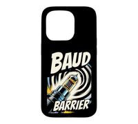 Carcasa para iPhone 15 Pro Retro Computer Baud Barrier Vintage Dial Up Modem Graphic