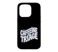 Carcasa para iPhone 15 Pro Retro ER Nurse Caffeine & Triage Medical