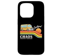 Carcasa para iPhone 15 Pro Retro School Bus Driver Certified Chaos Transport Technician