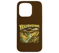 Carcasa para iPhone 15 Pro Retro Yellowstone National Park Vintage Style Classic