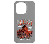 Carcasa para iPhone 15 Pro Retro Zion National Park Vintage Style Angels Landing Utah