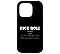 Carcasa para iPhone 15 Pro Rick Roll Definition Funny Early 2000's Prank Meme Rick Roll