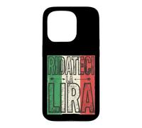 Carcasa para iPhone 15 Pro Ridateci La Lira Nostalgia Italiana Prima Repubblica