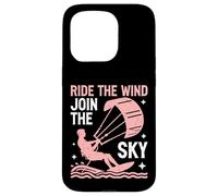 Carcasa para iPhone 15 Pro Ride The Wind Únete al Sky Kite Surfing