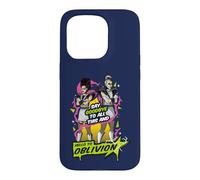 Carcasa para iPhone 15 Pro Riff Raff Letra Magenta Hello To Oblivion Super Heroes