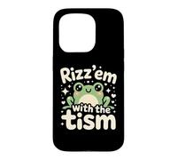 Carcasa para iPhone 15 Pro Rizz Em' with The Tism Awesome Autism Aware Charming Teas