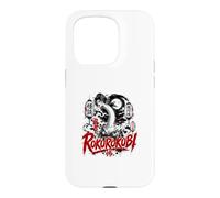 Carcasa para iPhone 15 Pro Rokurokubi japonés Yokai Moonlit Escena de Terror