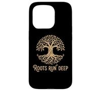 Carcasa para iPhone 15 Pro Roots Run Deep Family Heritage Ancestry Linaje Genealogía