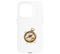 Carcasa para iPhone 15 Pro Roto, brújula, dirección, perdido, Concepto, ilustración