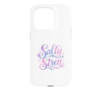 Carcasa para iPhone 15 Pro Salty Siren Mermaid Lover Beach Coastal Ocean Cute Mermaid
