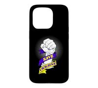 Carcasa para iPhone 15 Pro Salvemos a Ucrania, detengamos a Rusia, detengamos la Guerra en Ucrania
