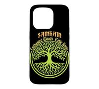 Carcasa para iPhone 15 Pro Samhain Bosques Encantados Raíces Celtas Gaélico Halloween