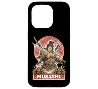 Carcasa para iPhone 15 Pro Samurai Warrior Musashi, Luchador de Espadas japonés