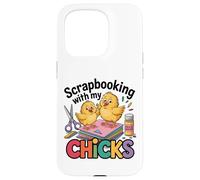 Carcasa para iPhone 15 Pro Scrapbooking with My Chicks Lindo Chicken Craft