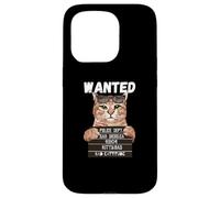 Carcasa para iPhone 15 Pro Se Busca a Kitty. Bad for Bad Cattitude, Amante de los Gatos San Valentín