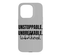Carcasa para iPhone 15 Pro SÉ IMPARABLE, IRROMPIBLE, SIN MOLESTIAS