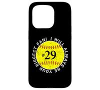 Carcasa para iPhone 15 Pro Sé Siempre tu Mayor fanática, jugadora Favorita, mamá de softbol #29