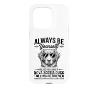 Carcasa para iPhone 15 Pro Sé un Perro Perdiguero de peaje de Pato de Nueva Escocia