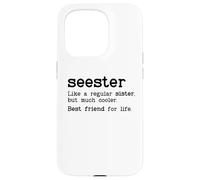 Carcasa para iPhone 15 Pro Seester Definition Funny Sister Big Sister Best Friend Sis