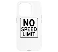 Carcasa para iPhone 15 Pro Señal de Carretera sin límite de Velocidad