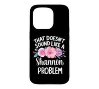 Carcasa para iPhone 15 Pro Shannon - Nombre Personalizable para niña de Las Flores