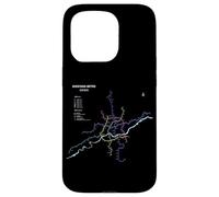Carcasa para iPhone 15 Pro Shenyang China Train Line Railway - Souvenir Route Map