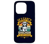 Carcasa para iPhone 15 Pro Si no Puedo traer a mi Perro Shichon, no voy a ser Perro Retro