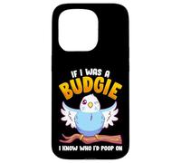 Carcasa para iPhone 15 Pro Si yo Fuera un Periquito, sé a quién haría Caca en Meme Hilarante