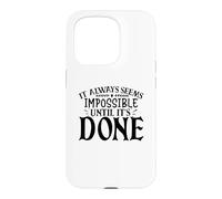 Carcasa para iPhone 15 Pro Siempre Parece Imposible hasta Que se Hace motivador
