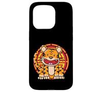 Carcasa para iPhone 15 Pro Signo de Estrella Chino Tigre (Rama de la Tierra)