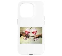 Carcasa para iPhone 15 Pro Sistine Chapel Copa DE Vino Divertido Renacimiento Michelangelo