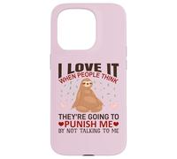 Carcasa para iPhone 15 Pro Sloth Shirt I Love It When People Think Sloths Lover Regalo