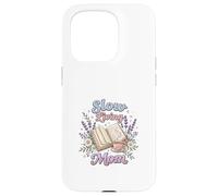Carcasa para iPhone 15 Pro Slow Living Mamá Cozy Cottagecore Lectura Estética