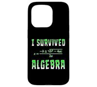 Carcasa para iPhone 15 Pro Sobreviví a la Escuela de matemáticas de álgebra